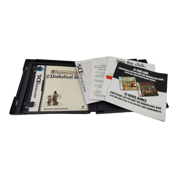 Professor Layton Series Nintendo DS Two Games Unwound Future and Diabolical Box - Picture 11 of 16
